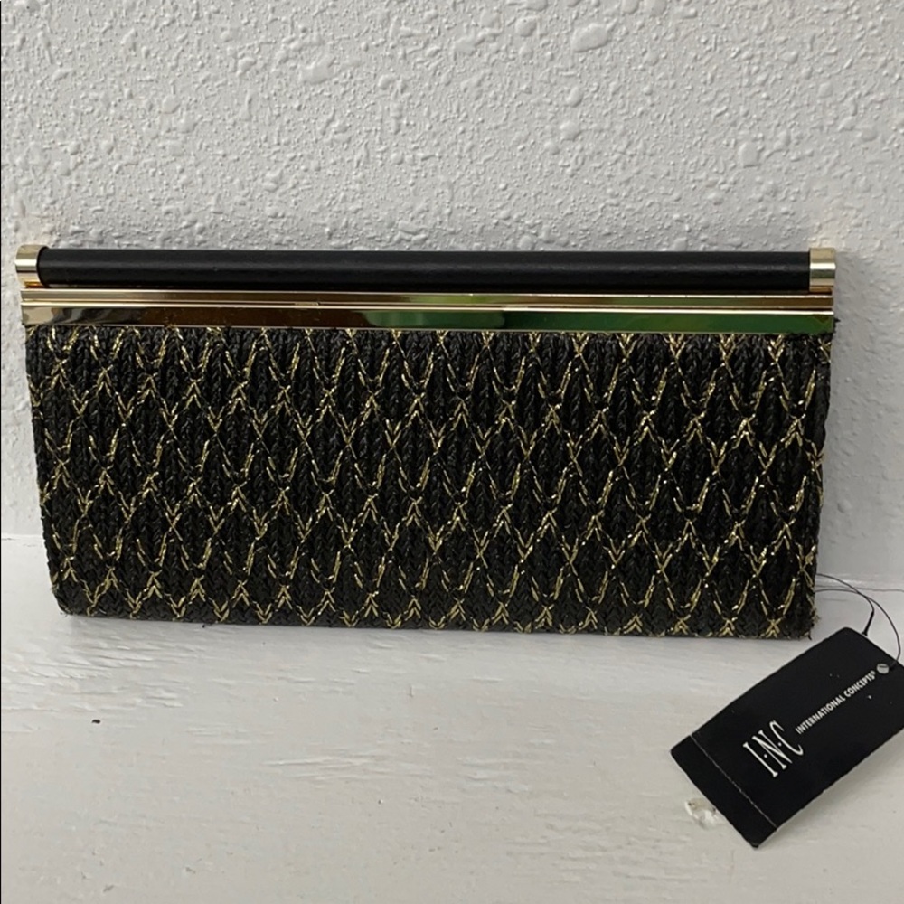 Inc carolyn weaved party clutch